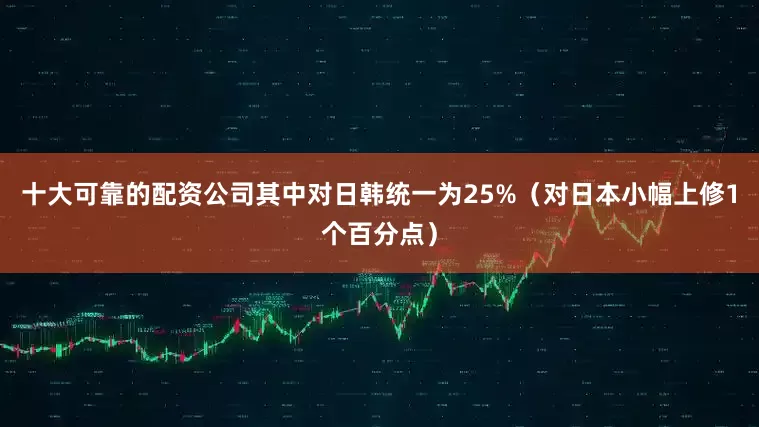 十大可靠的配资公司其中对日韩统一为25%（对日本小幅上修1个百分点）