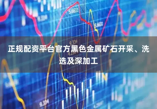 正规配资平台官方黑色金属矿石开采、洗选及深加工